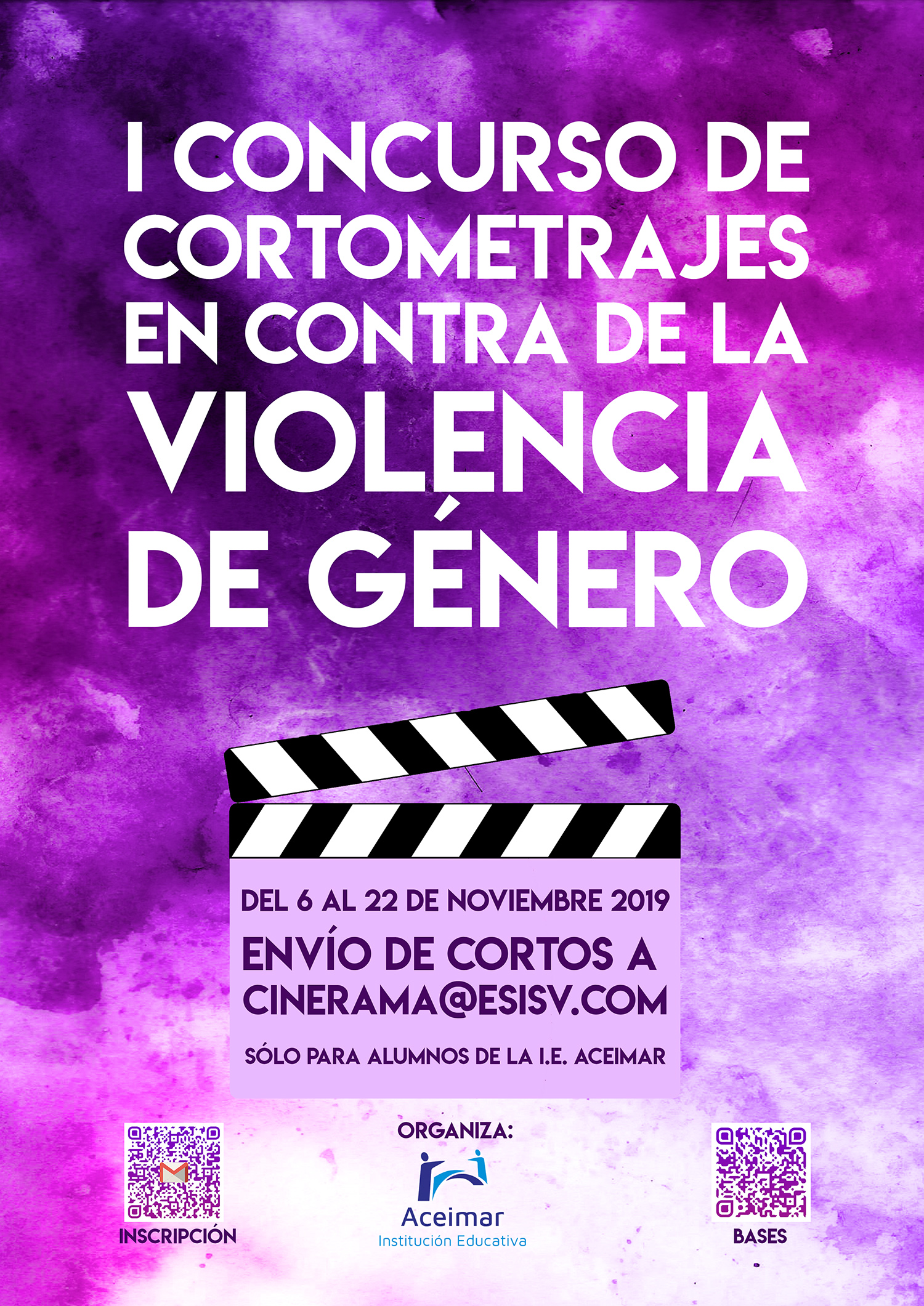 Primer concurso de cortos contra la violencia de genero ACEIMAR