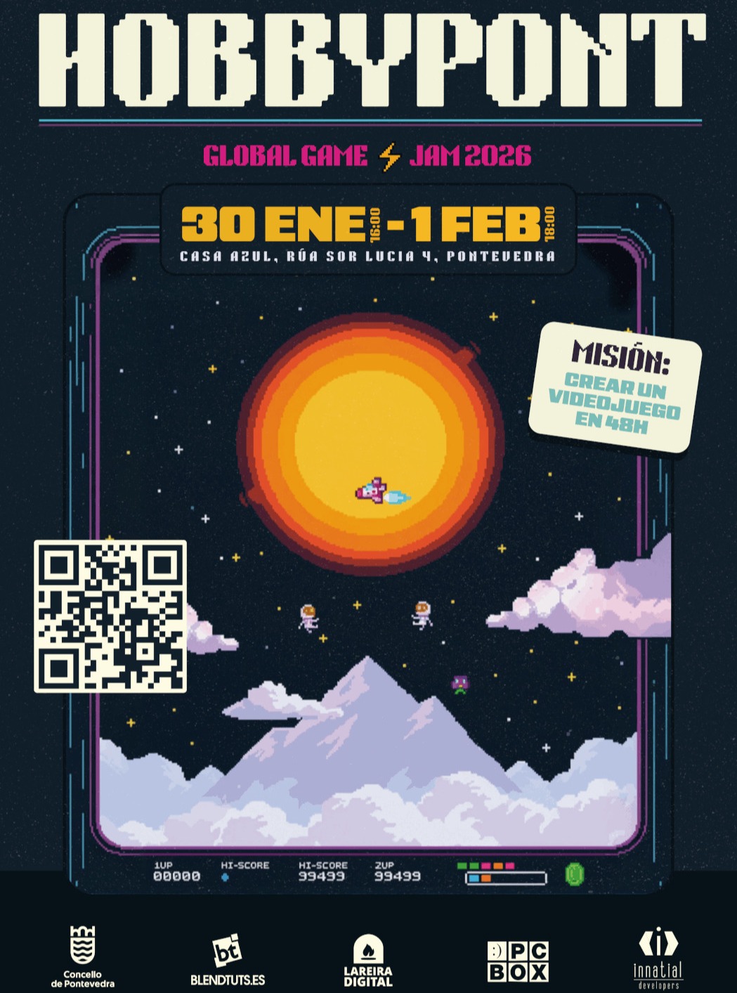 La Escuela de Imagen y Sonido de Vigo participará en la HobbyPont GGJ 2026 en Pontevedra