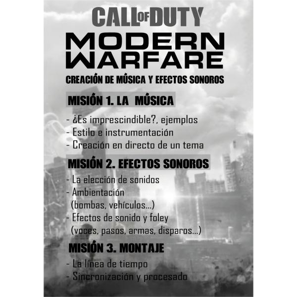 Imagen MasterClass - CALL of DUTY modern warfare - Por Toni Oliveros