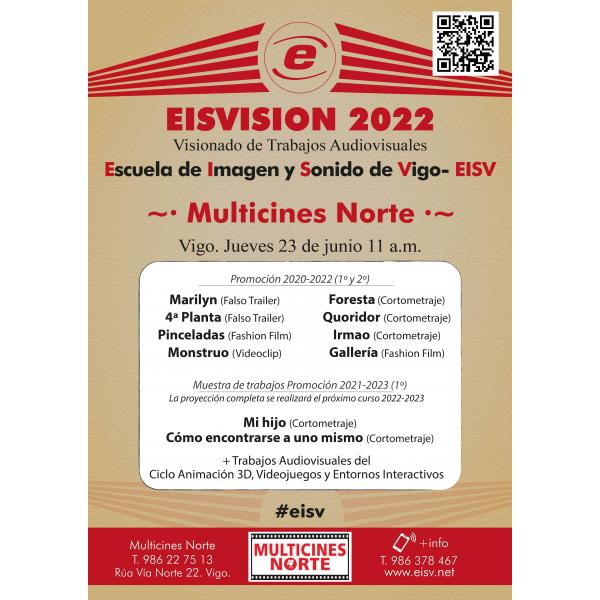 Imagen EISVISION 2022 Multicines Norte jueves 23 junio 11 am