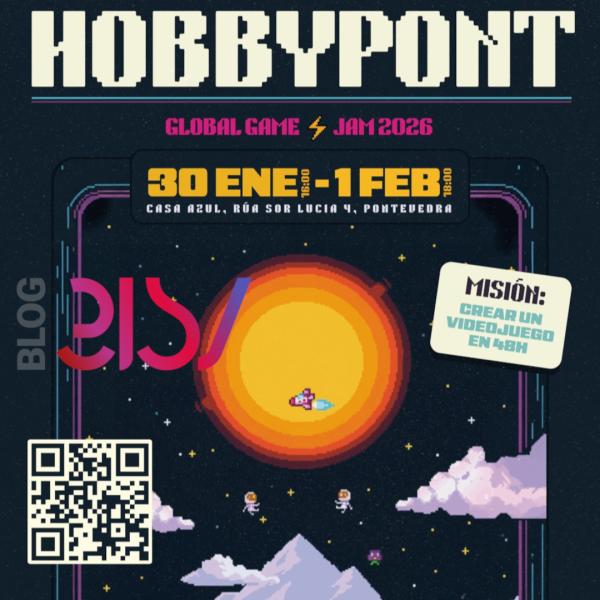 Imagen La Escuela de Imagen y Sonido de Vigo participará en la HobbyPont GGJ 2026 en Pontevedra Imagen La Escuela de Imagen y Sonido de Vigo participará en la HobbyPont GGJ 2026 en Pontevedra