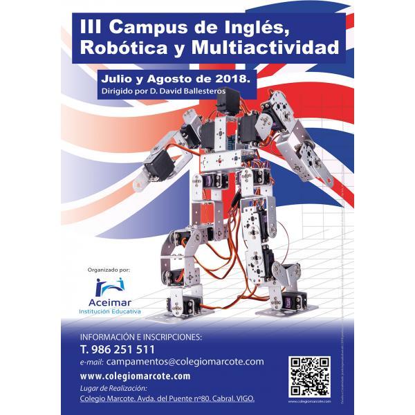 Imagen 'Campus verano inglés, robótica y multiactividad'.