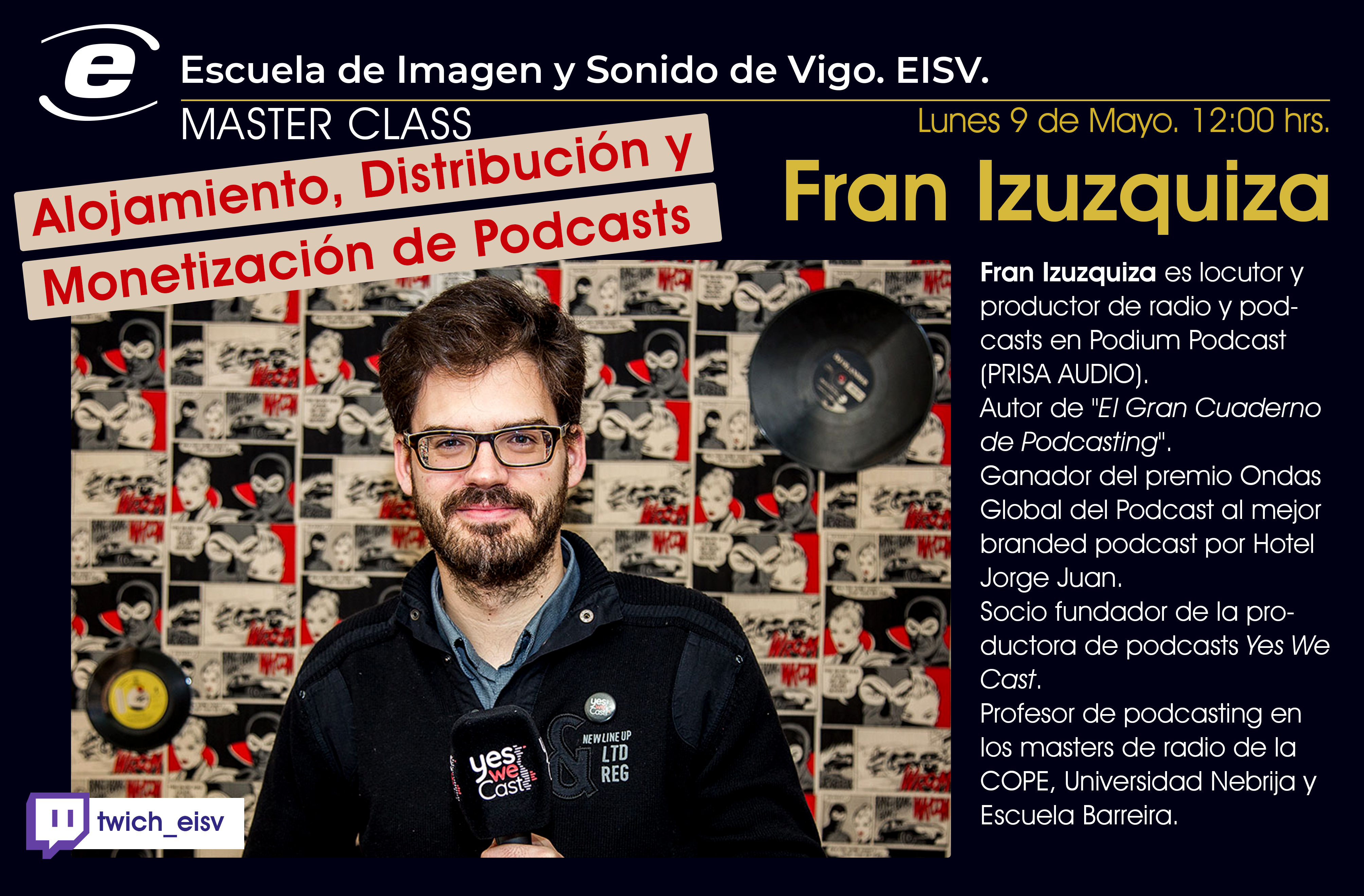Fran Izuzquiza - Alojamiento, Distribución y Monetización de Podcast