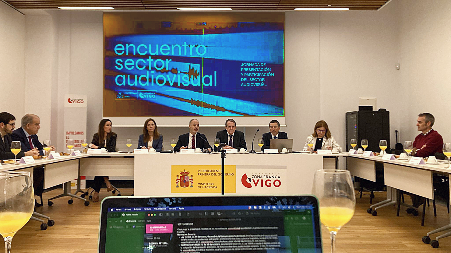 La EISV en el primer encuentro del sector audiovisual gallego