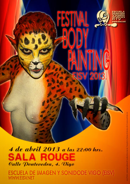 Tercer festival Body Painting EISV en Vigo, Pontevedra.