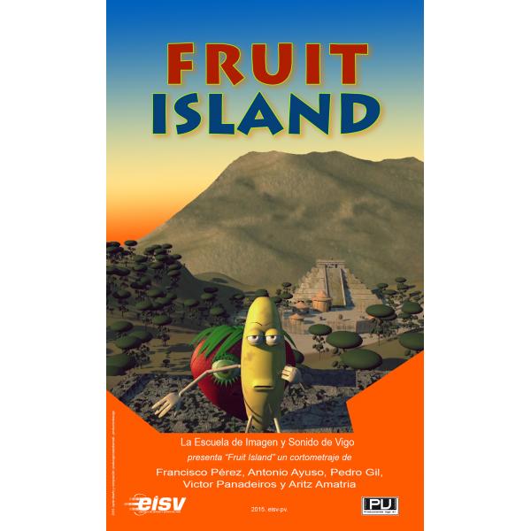 Imagen Fruit Island de la EISV es proyectado en A Cidade da Cultura