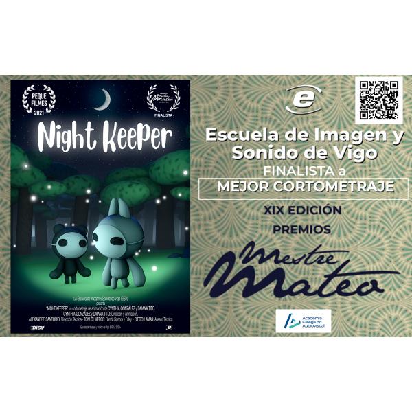 Imagen Night Keeper en la final de los premios Mestre Mateo