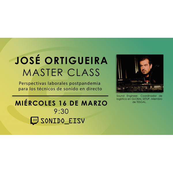 Imagen Master Class de José Ortigueira