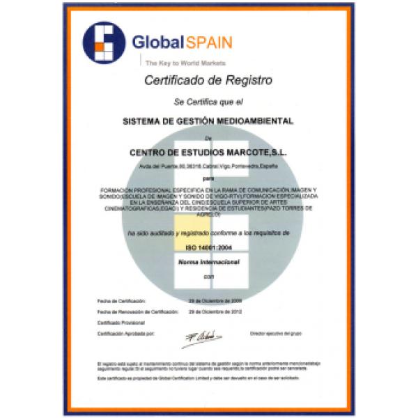 Imagen noticia: Certificado ISO 14001