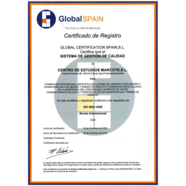 Imagen noticia: Certificado ISO 9001