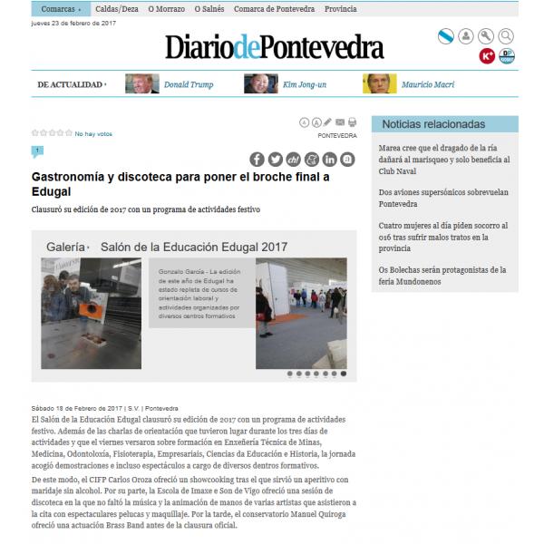 Imagen Diario de Pontevedra 'EDUGAL '