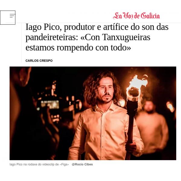 Imagen noticia: Ex-alumno Iago Pico en La Voz de Galicia