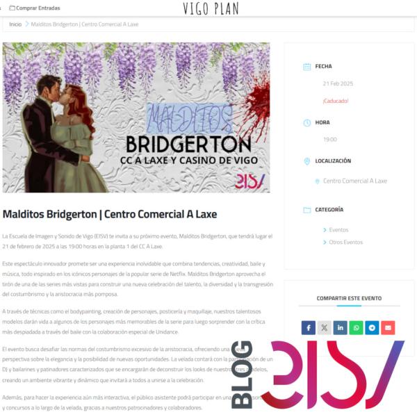 Imagen noticia: El evento -Malditos Bridgerton- sale en VIGO PLAN